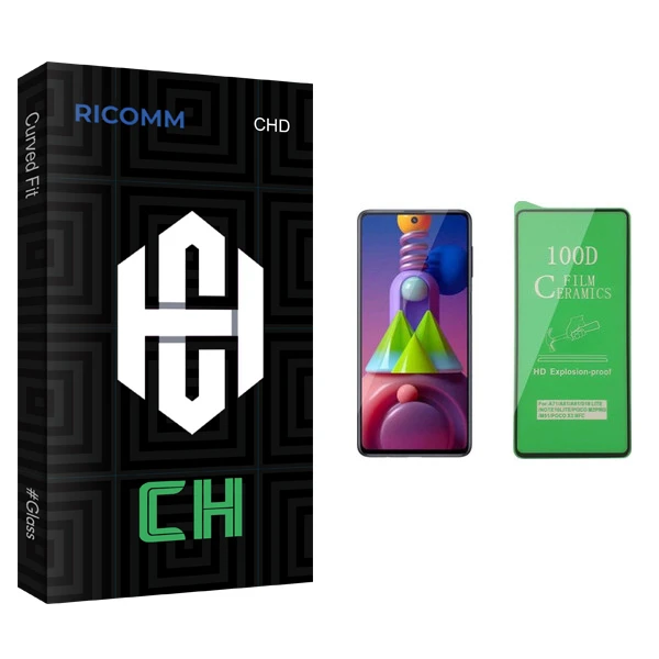 محافظ صفحه نمایش سرامیکی ریکام مدل CH glass مناسب برای گوشی موبایل سامسونگ Galaxy M51