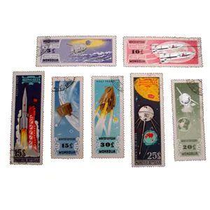 تمبر یادگاری مدل فضایی کد bc-1538 مجموعه 7 عددی