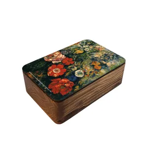 جعبه هدیه چوبی آزاکو مدل BR3-015