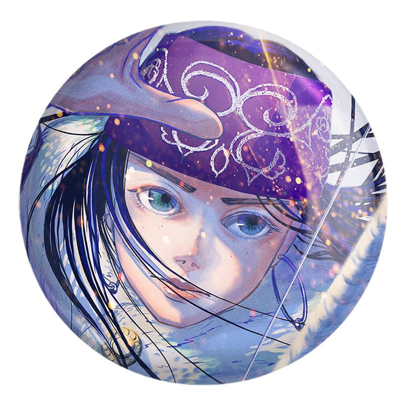 پیکسل خندالو طرح اسیرپا انیمه کامویی طلایی Golden Kamuy کد 23740 مدل بزرگ