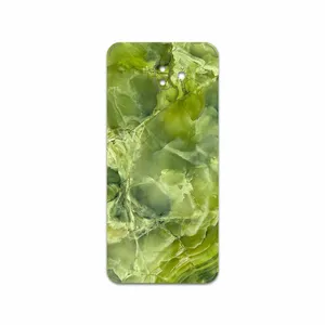 MAHOOT Green Crystal Marble Cover Sticker for Samsung Galaxy J6 Plus