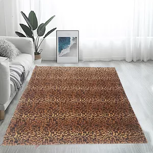 فرش ماشینی تیگران مفشوو مدل فانتزی کد leopard2
