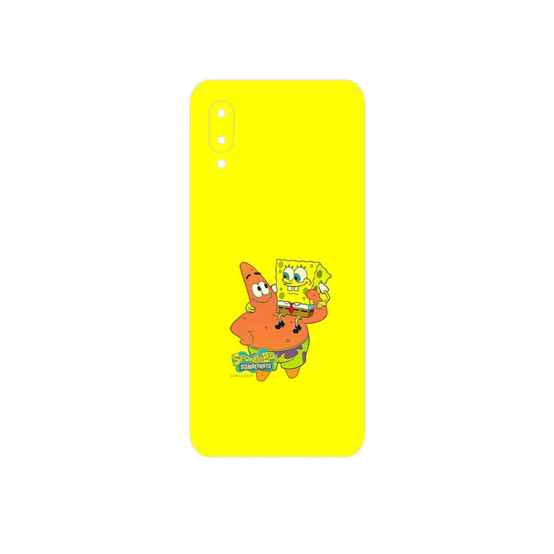 برچسب پوششی ماهوت مدل SpongeBob SquarePants مناسب برای گوشی موبایل سامسونگ Galaxy M02