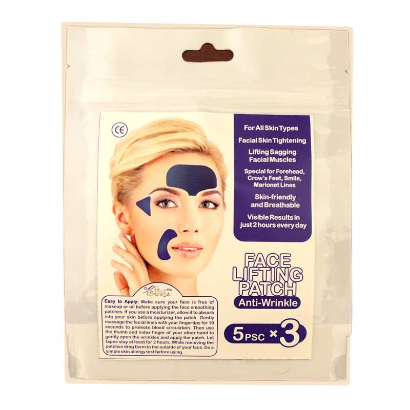 چسب ضدچروک صورت نیلای مدل S1 بسته 3 عددی