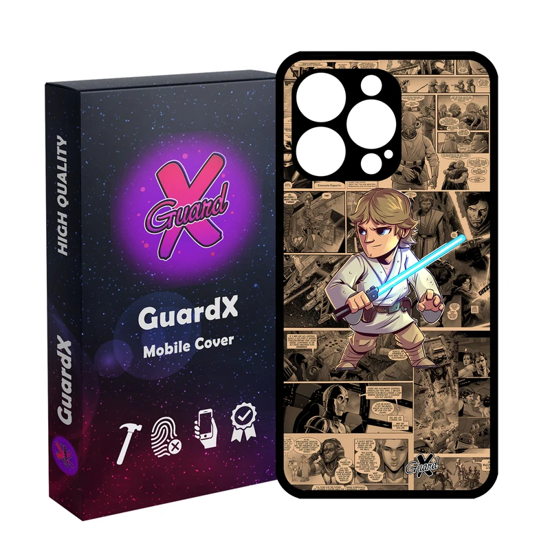 کاور گارد ایکس طرح جنگ ستارگان مدل Glass10525 مناسب برای گوشی موبایل اپل iPhone 13 Pro