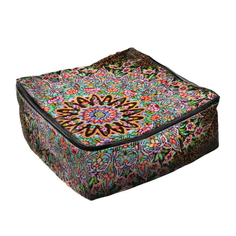 باکس لباس مدوپد طرح قالی قم ترنجی گلفرنگ مدل C-Ghom175