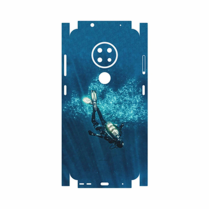 برچسب پوششی ماهوت مدل Scuba Diving-FullSkin مناسب برای گوشی موبایل نوکیا 7.2