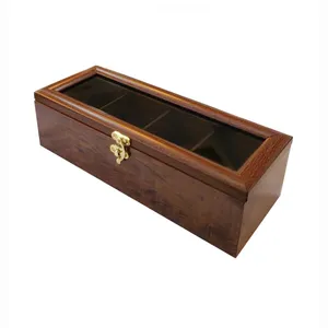 جعبه چای کیسه ای مدل مستطیل 4 خانه