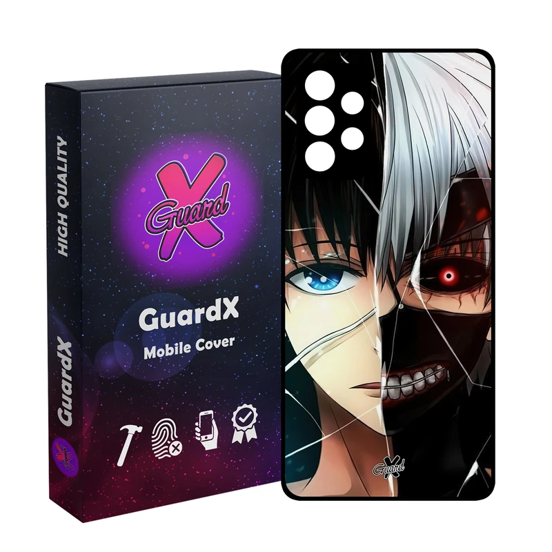 کاور گارد ایکس طرح توکیو غول انیمه مدل Glass10559 مناسب برای گوشی موبایل سامسونگ Galaxy A73