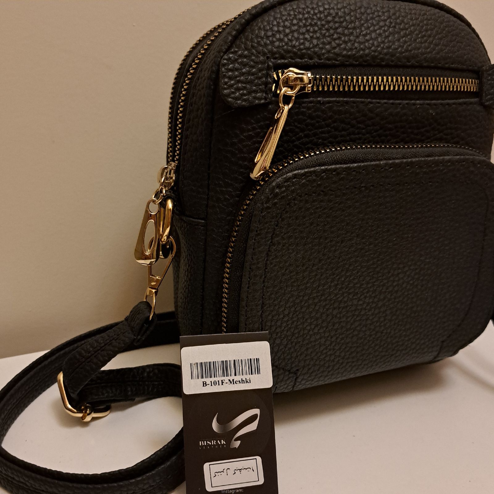 کیف دوشی زنانه بیسراک مدل cross-body کد 404010 رنگ مشکی -  - 5
