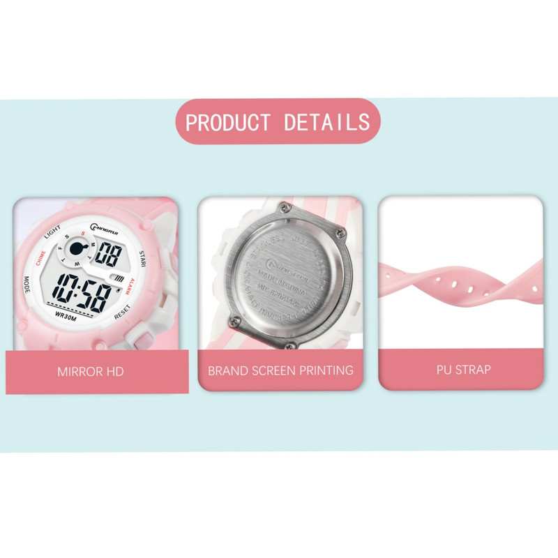 ساعت مچی دیجیتال بچگانه مینگ روی مدل Mi2 ساعت مچی دیجیتال بچگانه مینگ روی مدل Mi2