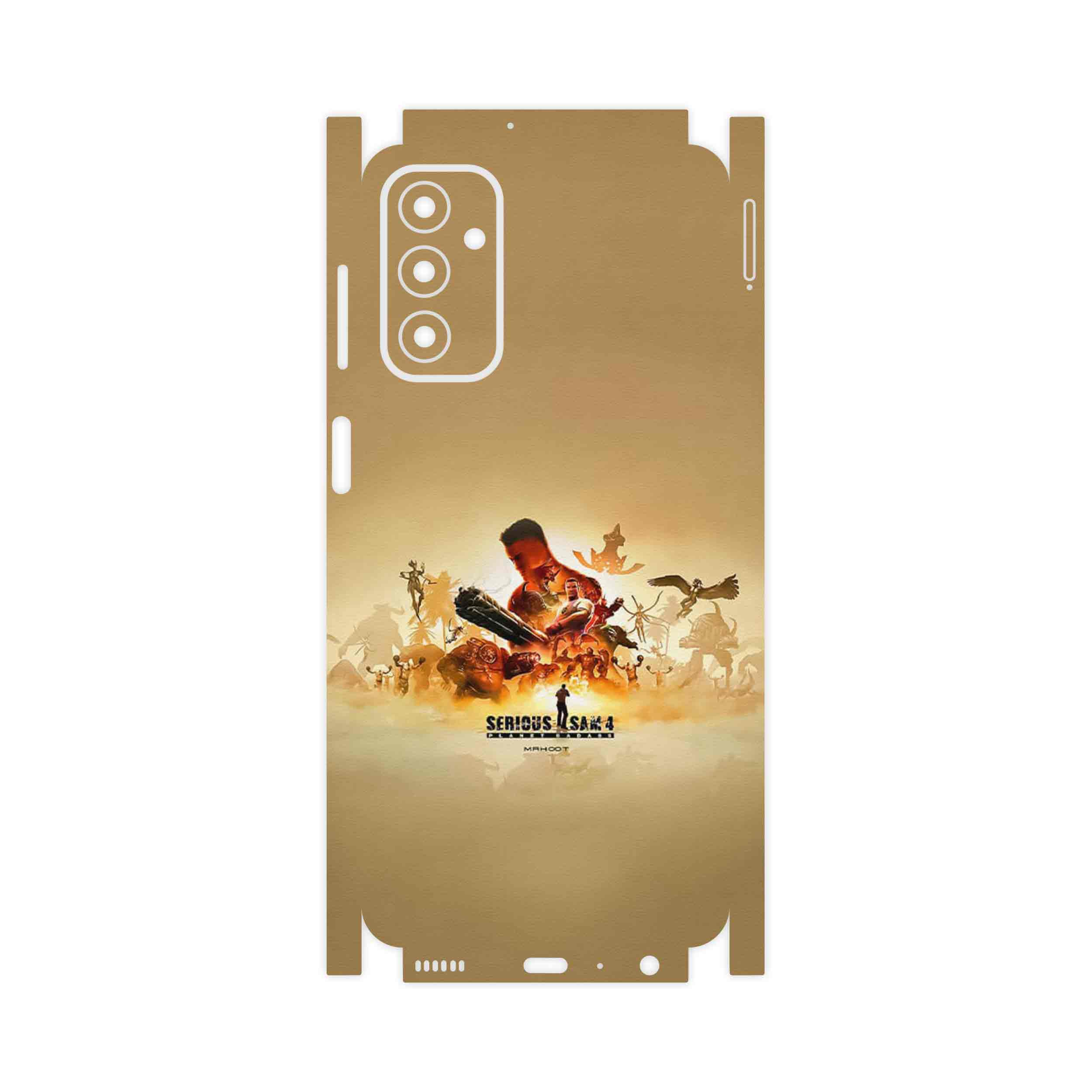 برچسب پوششی ماهوت مدل Serious Sam Game Series-FullSkin مناسب برای گوشی موبایل سامسونگ Galaxy M23