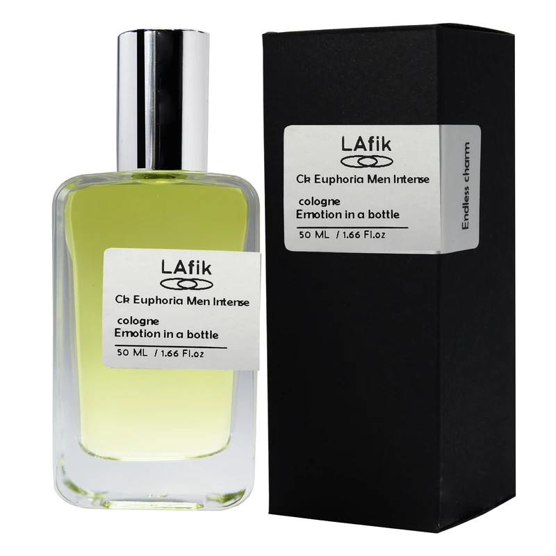 ادو پرفیوم مردانه لافیک مدل سی کی ایفوریا اینتنس با رایحه گرم و تلخ حجم 50 میلی لیتر