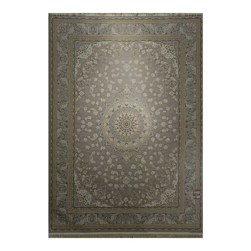 فرش ماشینی 1200 شانه زمینه فیلی حاشیه فیلی مدل آناهید طرح آوین