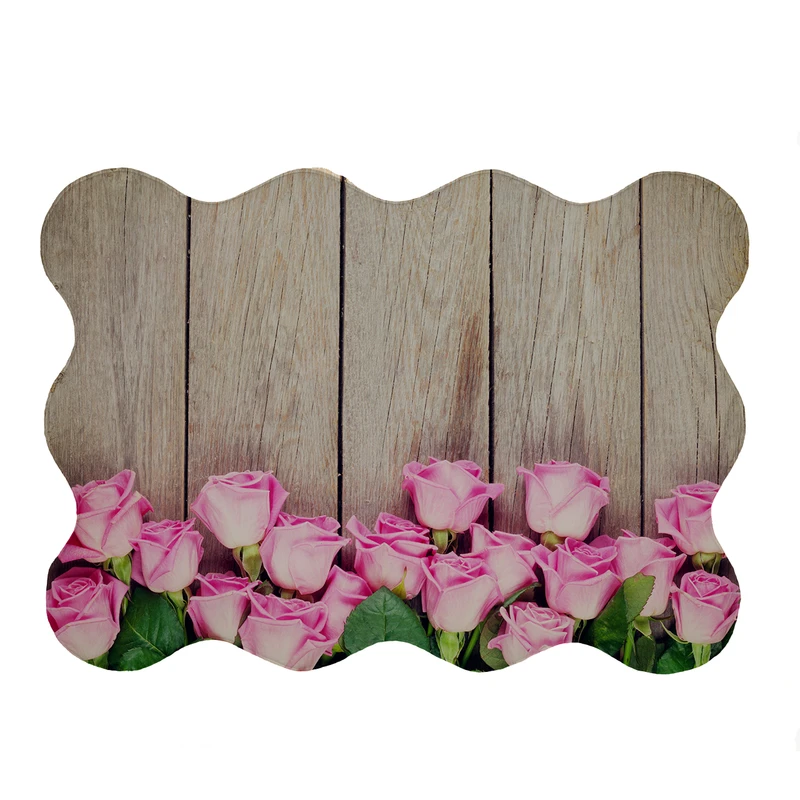 پادری مدل دالبر طرح گل کد 5491 سایز 80x110 سانتی متر 