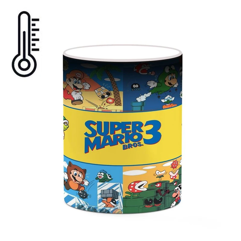 ماگ حرارتی کاکتی مدل بازی سوپر ماریو Super Mario کد mgh30532