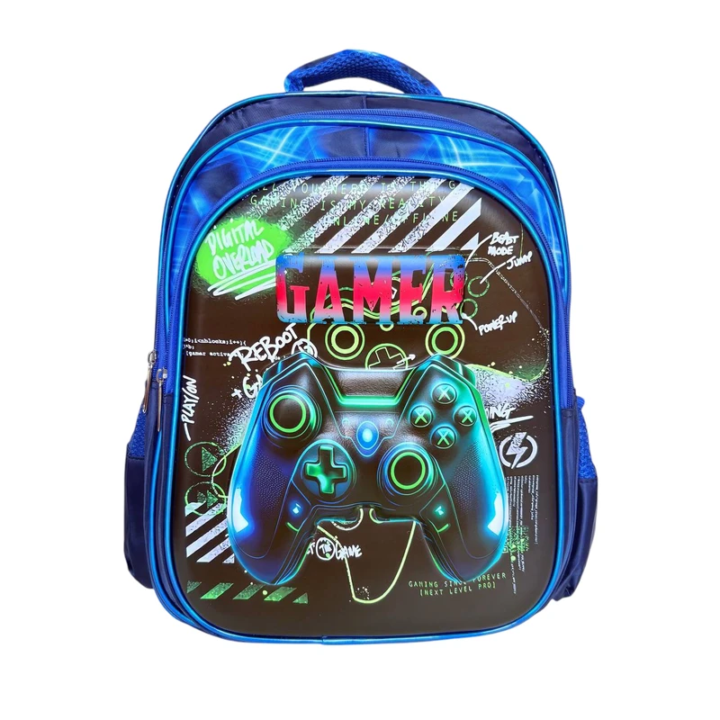 کوله پشتی مدرسه مدل پسرانه برجسته کد 0011