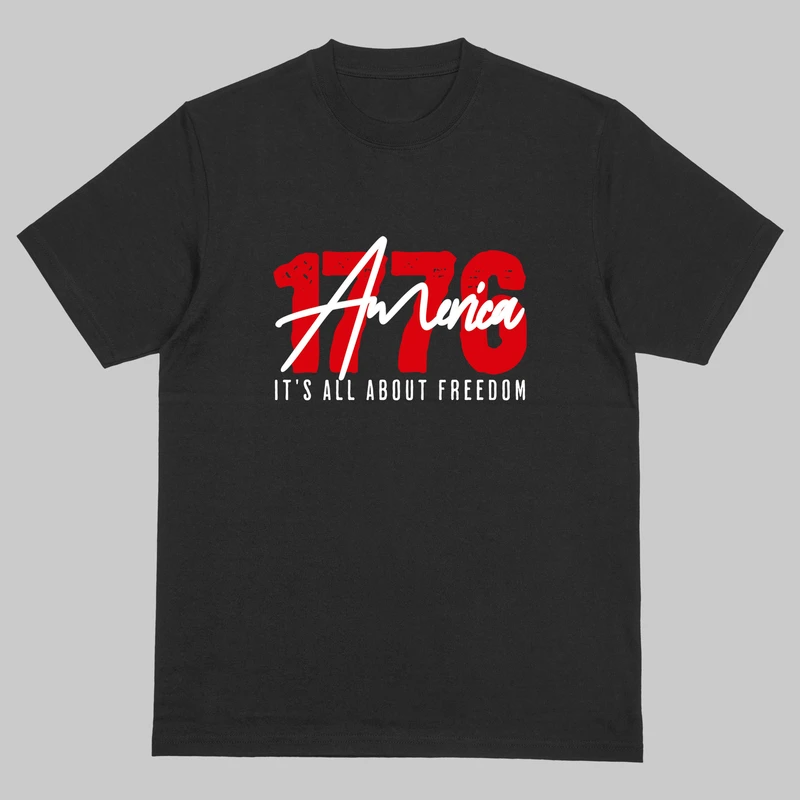 تی‌شرت اورسایز آستین سه ربع مردانه مدل باکسی طرح 1776 کد 3