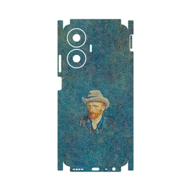 برچسب پوششی ماهوت مدل Self portrait with a gray felt hat-FullSkin مناسب برای گوشی موبایل ریلمی C55