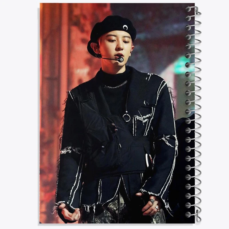 دفتر شطرنجی 50 برگ خندالو طرح چانیول گروه اکسو EXO کد 16831