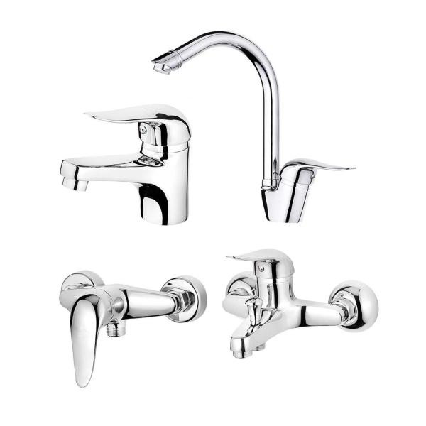 ست شیرآلات ماهشیر ایران مدل یاس کد 102