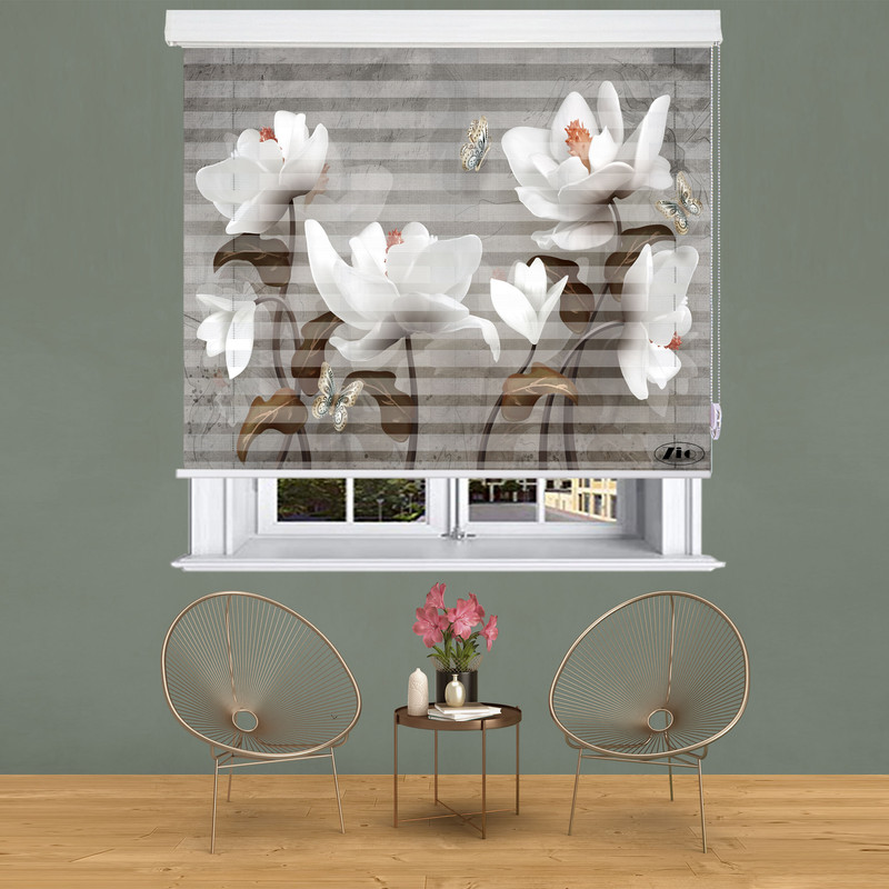 پرده زبرا زیو مدل 3D-1074 سایز 100x200 سانتی متر