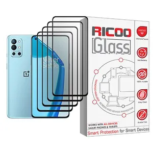 Ricoo Glass MIX004 Screen Protector For OnePlus 9R Pack Of 4