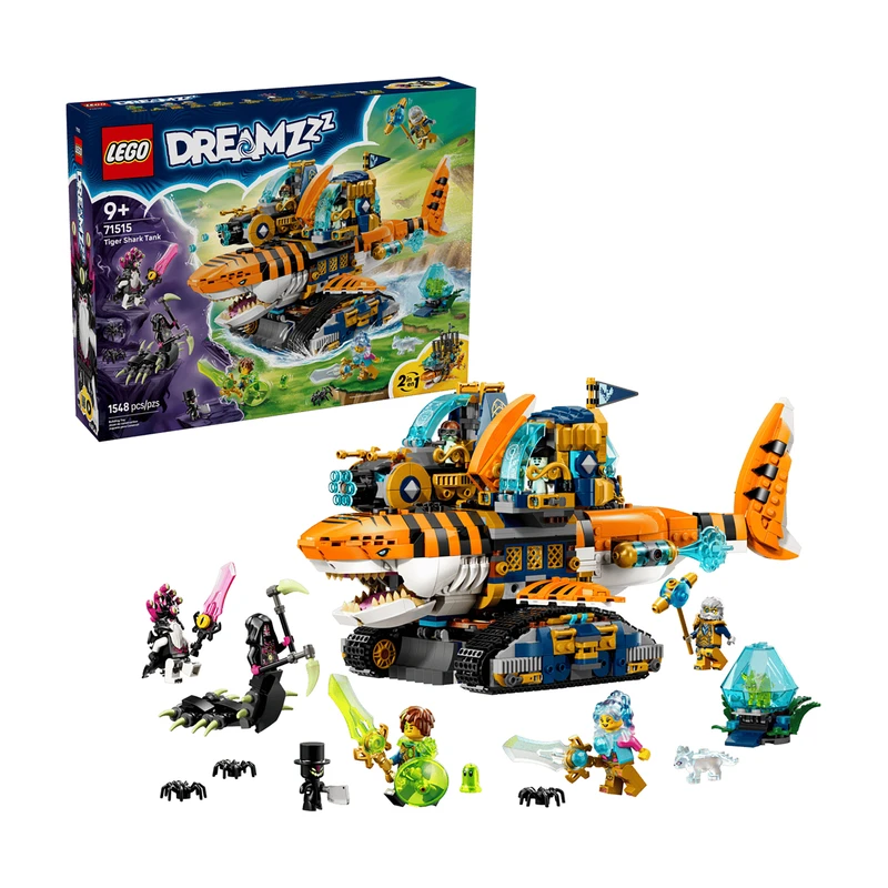 لگو 1548 تکه سری DREAMZzz مدل Tiger Shark Tank کد 71515