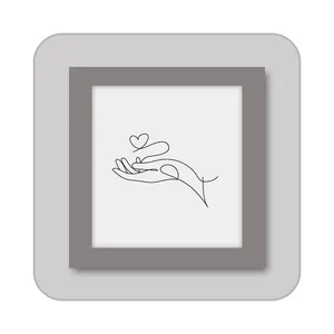 زیر لیوانی کاکتی طرح عاشقانه مدل mp36368