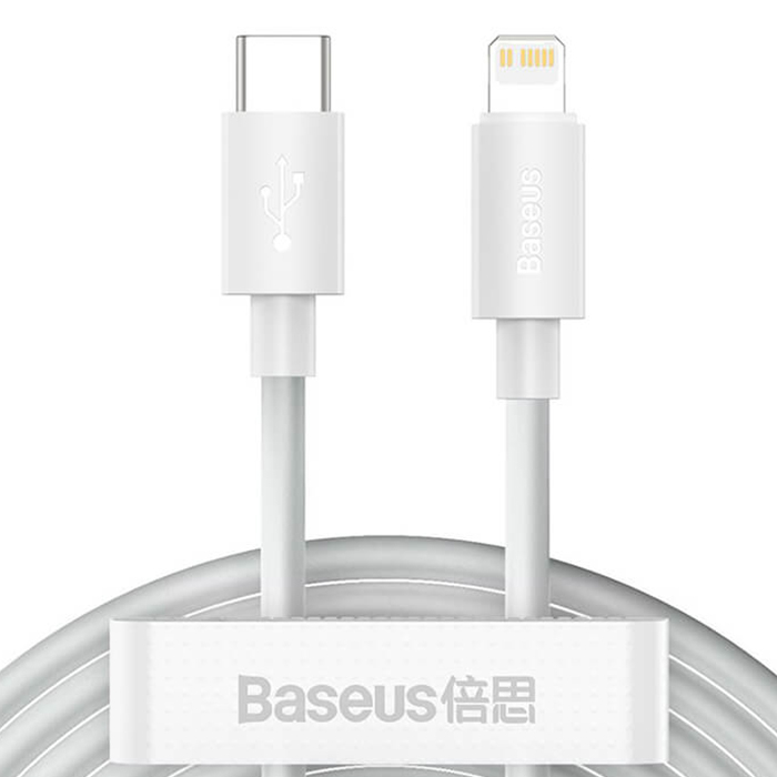 کابل تبدیل USB-C به لایتنینگ باسئوس مدل TZCATLZJ طول 1.5 متر