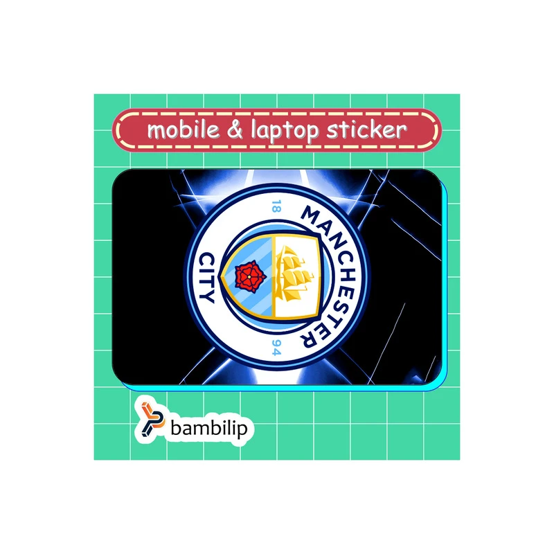 استیکر بامبیلیپ مدل کارت عابر طرح لوگو تیم منچسترسیتی کد 9453203