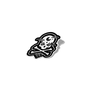 استیکر تزئینی موبایل و تبلت لولو مدل اسکلت SKULL کد 516