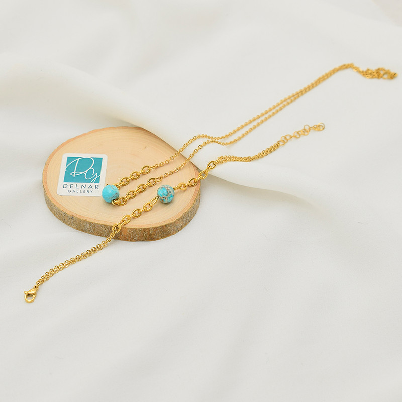 نیم ست زنانه دلنار گالری مدل فیروزه