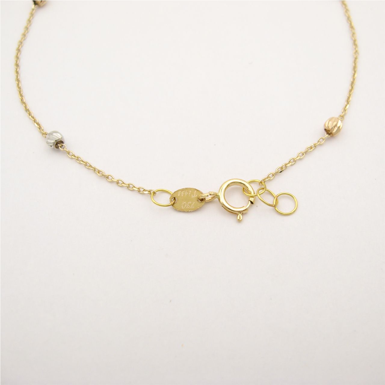 دستبند طلا 18 عیار زنانه کاپانی مدل البرنادو کد KB002 -  - 4