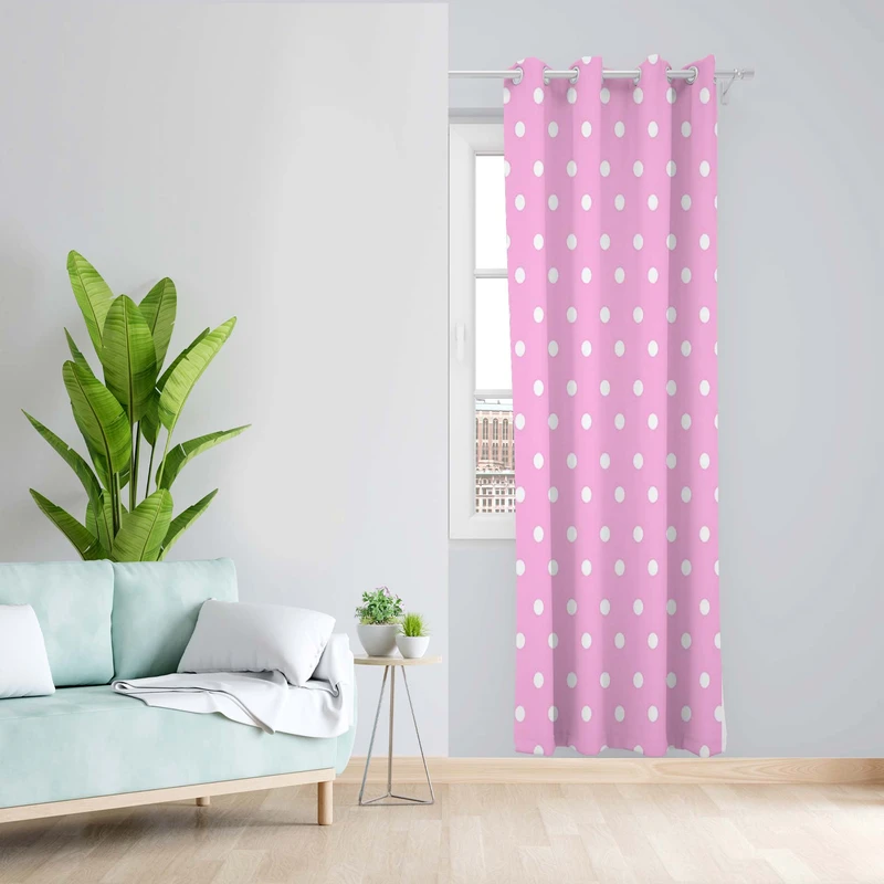 پرده طرح توپی مدل مخمل پانچی کد 5998R z سایز 140x200 سانتی متر