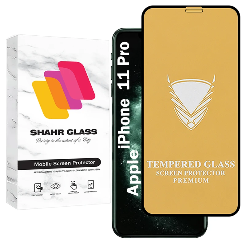 محافظ صفحه نمایش شهر گلس مدل FULOG مناسب برای گوشی موبایل اپل iPhone 11 Pro