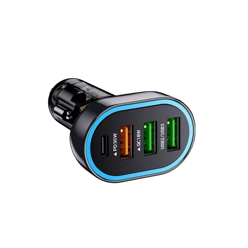 شارژر فندکی 63 وات 4 پورت تسکو مدل TCG 44