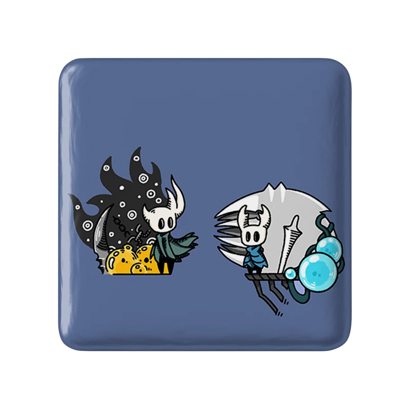 مگنت خندالو طرح بازی هالو نایت (Hollow Knight) مدل مربعی کد 32995