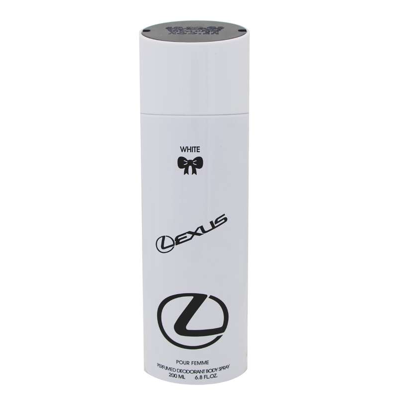 اسپری بدن زنانه رودیر مدل LEXUS WHITE حجم 200 میلی لیتر اسپری بدن زنانه رودیر مدل LEXUS WHITE حجم 200 میلی لیتر