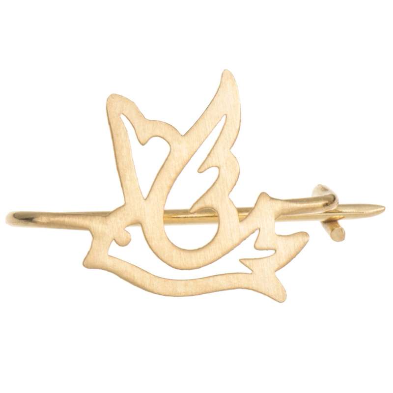 سنجاق سینه طلا 18 عیار رزا مدل PG32 سنجاق سینه طلا 18 عیار رزا مدل PG32