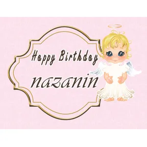 بنر تولد مدل اسم نازنین کد 129100130