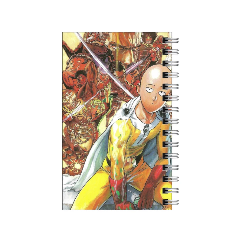 دفترچه یادداشت مدل to do list طرح انیمه مرد تک مشتی کد 0001274