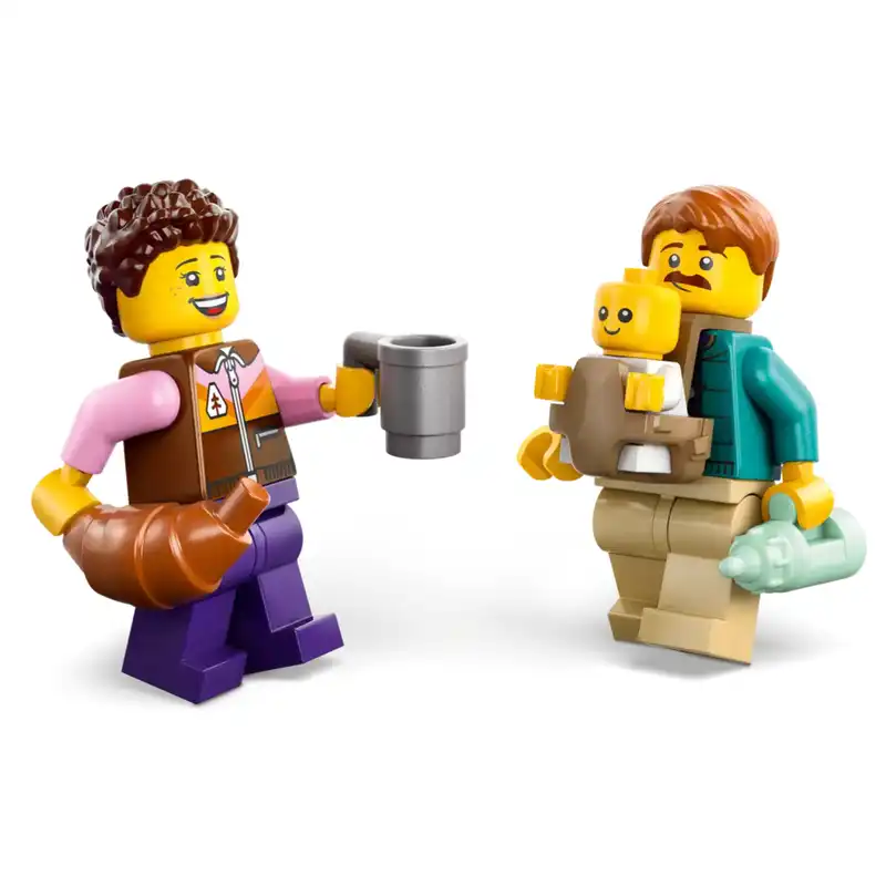 لگو 385 تکه سری سیتی مدل Holiday Camper Van کد 60454