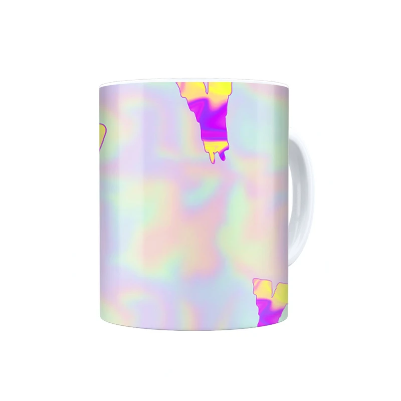 ماگ ترمه طراحان ایده مدل حرف Y هولوگرامی کد cfp3001