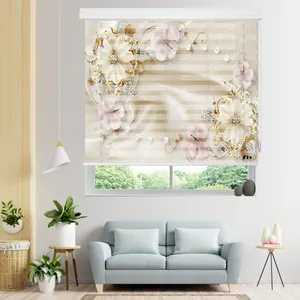 پرده زبرا زیو مدل 3D-1006 سایز 100x200 سانتی متر