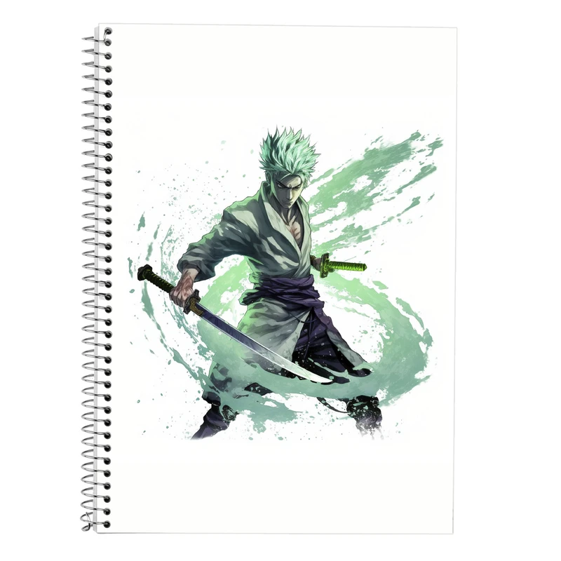 دفتر زبان 50 برگ مدوپد مدل سه خط طرح Demon Slayer کد DF10499