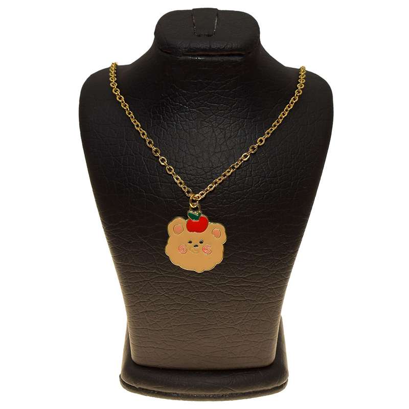 گردنبند دخترانه دلنار گالری مدل تدی شکمو گردنبند دخترانه دلنار گالری مدل تدی شکمو