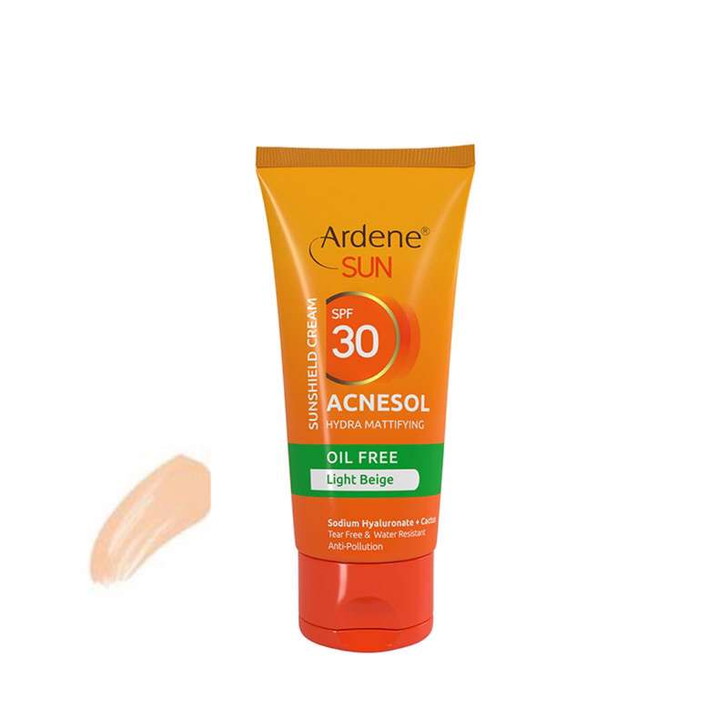 کرم ضد آفتاب رنگی آردن SPF 30 مدل Acnesol مناسب پوستهای چرب و مختلط حجم 50 میلیلیتر کرم ضد آفتاب رنگی آردن SPF 30 مدل Acnesol مناسب پوستهای چرب و مختلط حجم 50 میلیلیتر