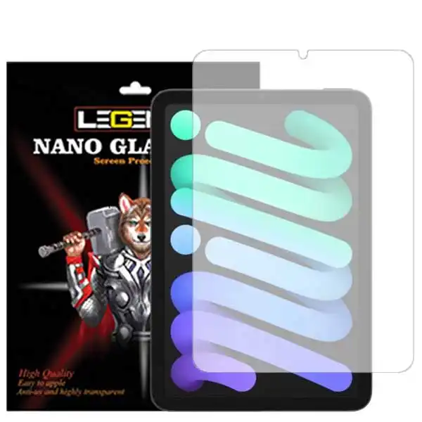 محافظ صفحه نمایش نانوگلس مدل لجند مناسب برای تبلت اپل ipad mini 6