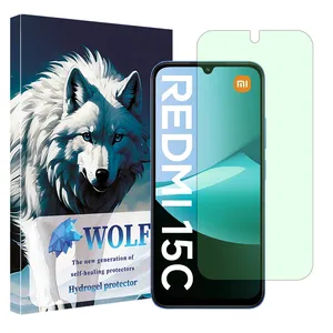 Wolf Eye Care model Green light screen protector suitable for Xiaomi Redmi 15C mobile phone